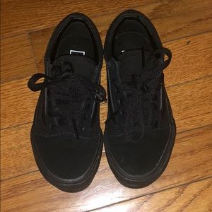 All black vans